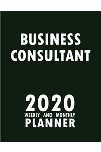 Business Consultant 2020 Weekly and Monthly Planner