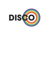 Cool Rainbow Disco 120 Page Notebook Lined Journal