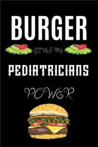 Burger Gives Me Pediatricians Power