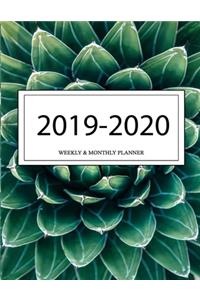 2019 - 2020 Weekly and Monthly Planner