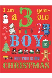 I Am a 3 Year-Old Boy Christmas Book