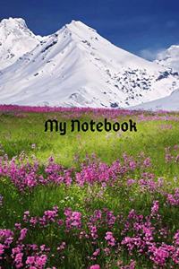 my notebook: Mountain Notebook / Journal To Write In 6" x 9"