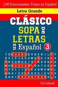 CLÁSICO SOPA De LETRAS En Español; 3