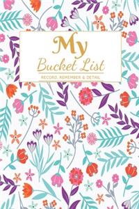 My Bucket List