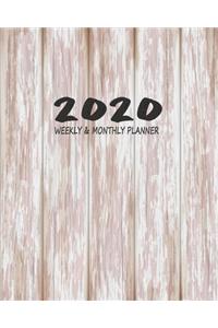 2020 Weekly & Monthly Planner