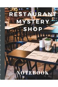 Restaurant Mystery Shop Notebook