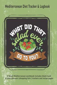 What Did That Salad Ever Do To You? Mediterranean Diet Tracker & Logbook