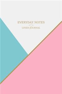 Everyday Notes Lined Journal