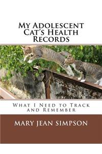 My Adolescent Cat's Health Records: What I Need to Track and Remember