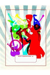 Musicians Composition Staff Music Book