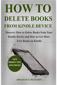 How to Delete Books from Kindle Device