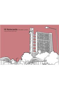 Brutalist London - 16 Notecards