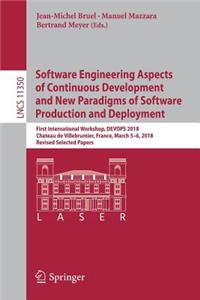 Software Engineering Aspects of Continuous Development and New Paradigms of Software Production and Deployment