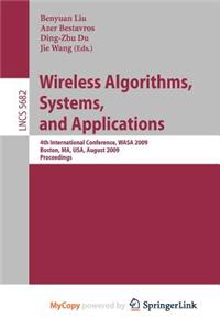 Wireless Algorithms, Systems, and Applications