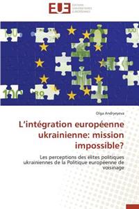 L Intégration Européenne Ukrainienne