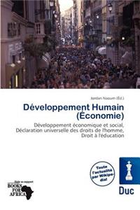 D Veloppement Humain ( Conomie)