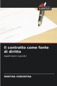 contratto come fonte di diritto