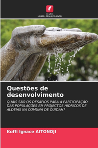 Questões de desenvolvimento