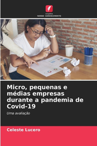 Micro, pequenas e médias empresas durante a pandemia de Covid-19