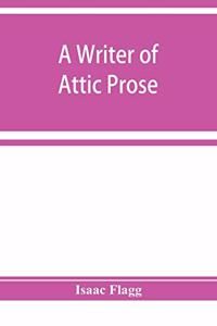 writer of Attic prose; models from Xenophon, exercises and guide, a vocabulary of Attic prose usage