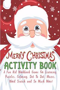 Merry Christmas Activity Book