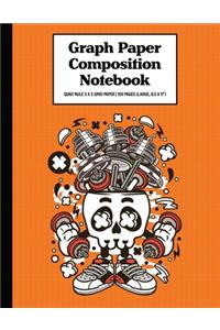 Graph Paper Composition Notebook Quad Rule 5x5 Grid Paper - 150 Sheets (Large, 8.5 x 11