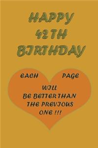 Happy 42Th Birthday !