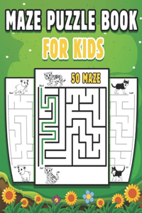 Maze Puzzle Book For Kids
