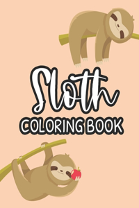 Sloth Coloring Book