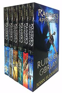 Rangers Apprentice 6 Books Collection Set (Series 1) - Ruins of Gorlan, Burning Bridge, Icebound Land, The Oakleaf Bearers, The Sorcerer in the North, The Siege of Macindaw