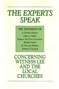 Experts Speak Concern/Loc Chur