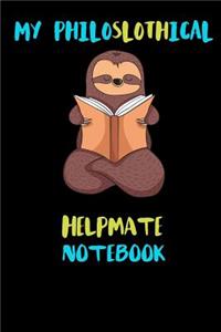 My Philoslothical Helpmate Notebook