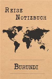 Reise Notizbuch Burundi