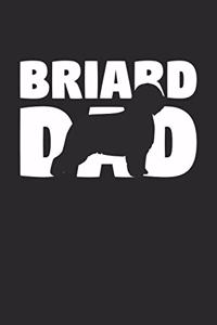 Briard Notebook 'Briard Dad' - Gift for Dog Lovers - Briard Journal