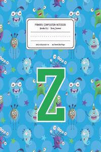 Primary Composition Notebook Grades K-2 Story Journal Z