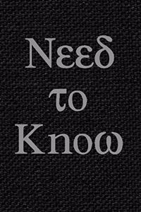 Need To Know