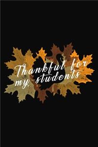 Thankful For My Students