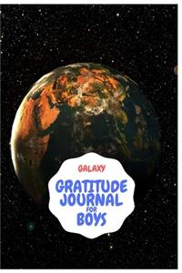 Galaxy Gratitude Journal For Boys