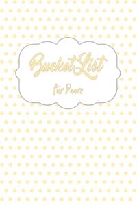 Bucket List für Paare