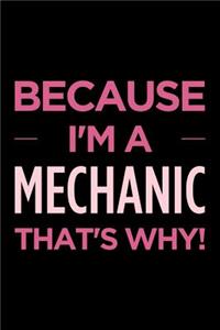 Because I'm a Mechanic That's Why