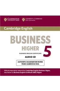 Cambridge English Business 5 Higher Audio CD