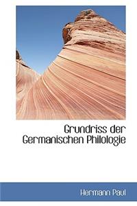 Grundriss Der Germanischen Philologie