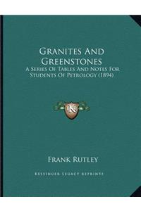 Granites And Greenstones