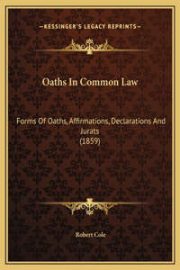 Oaths In Common Law