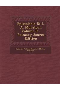 Epistolario Di L. A. Muratori, Volume 9