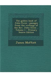 Golden Book of John Owen