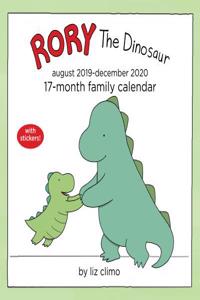 Rory the Dinosaur 17-Month 2019-2020 Family Wall Calendar