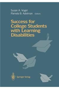 Success for College Students with Learning Disabilities