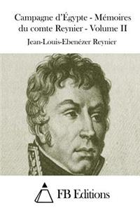 Campagne d'Égypte - Mémoires du comte Reynier - Volume II