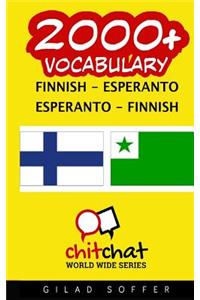 2000+ Finnish - Esperanto Esperanto - Finnish Vocabulary